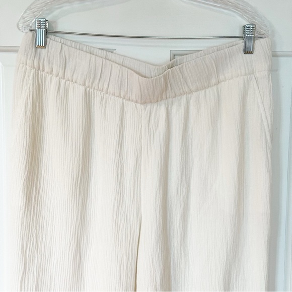 SOFT SURROUNDING WHITE  BUTTON UP SIDE HEM DETAIL PANTS PXL - Picture 3 of 8